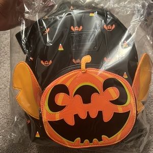 Limited Loungefly Lilo &Stitch Jack O Lantern Stitch mini backpack